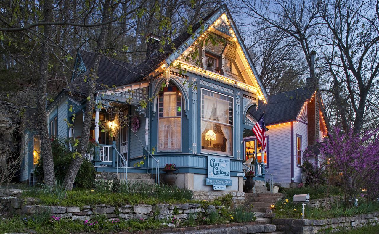 Cliff Cottage Inn, Downtown Bed & Breakfast Юрика Спрингс Экстерьер фото